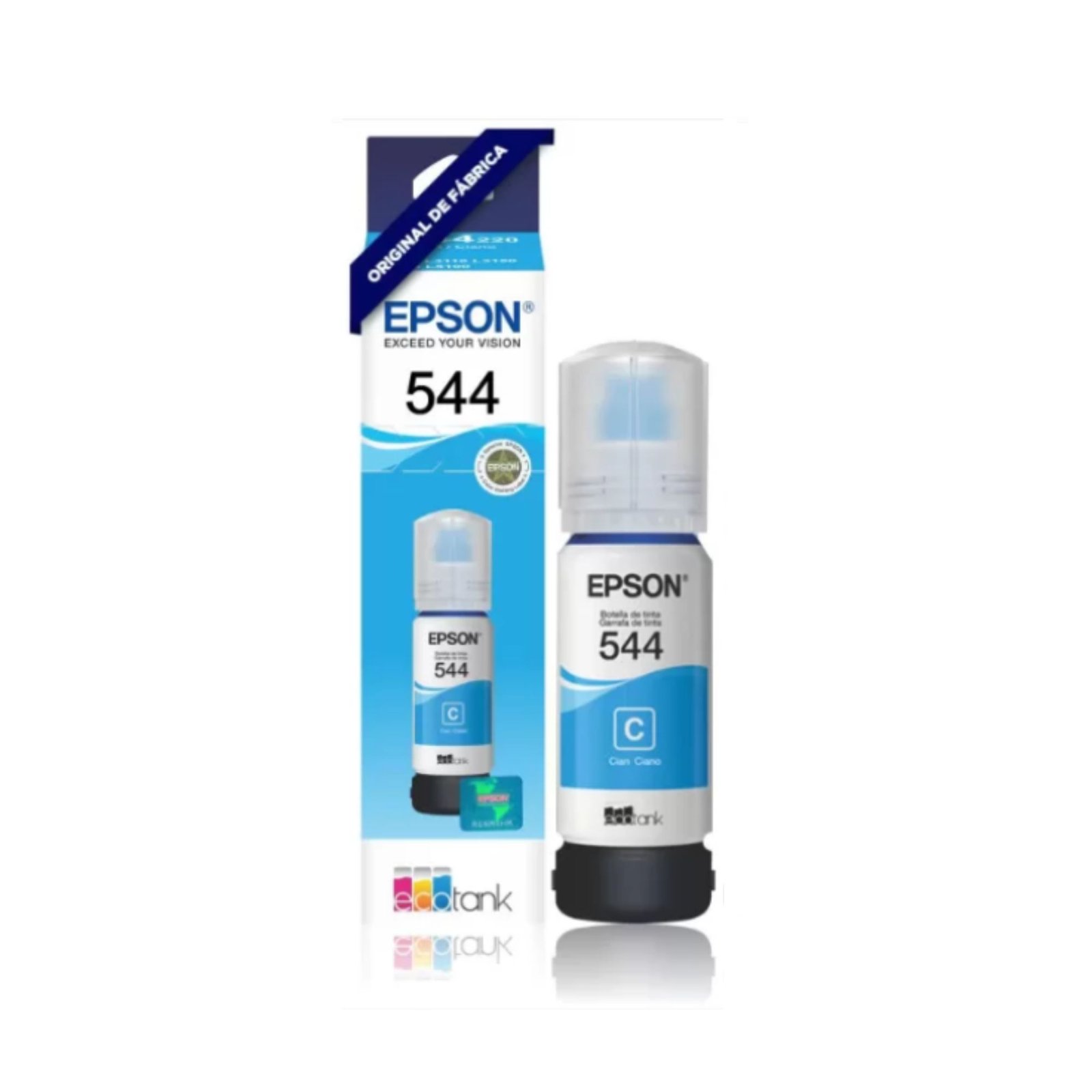 Kit com 4 tintas Epson T544 L3150 L3250 L3110